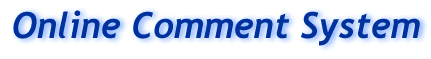 ONLINE COMMENT SYSTEM
