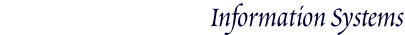 Information Systems