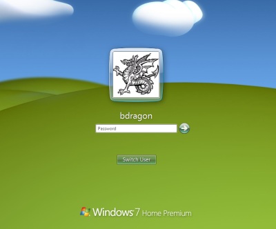Windows 7 Logon Screen With Profile Picture